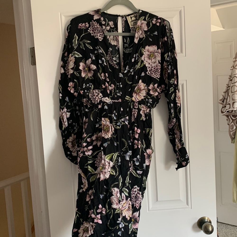 Floral High Low Dress